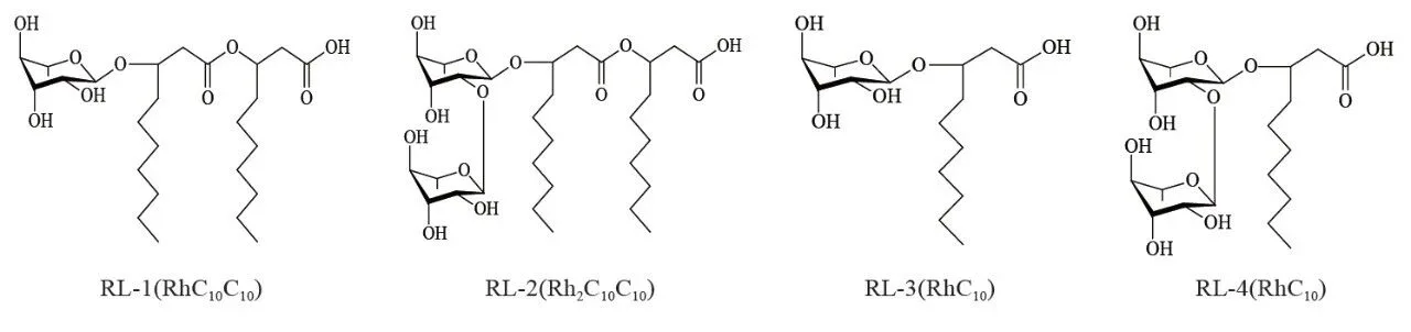 Green Surfactants: Rhamnolipids 2 Figure 2: Common Four Structures of Rhamnolipids
